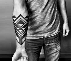Colored tattoo inks cost way more than the black ink. Art Deco Tattoo Tattoo Design