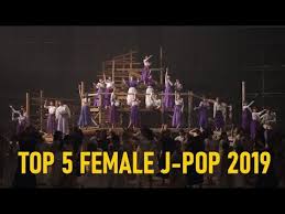 top 5 female j pop singles 2019 from tower records chart