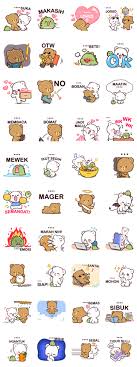 Milk Mocha Custom Stickers Sticker For Line Whatsapp Android Iphone Ios Custom Stickers Cute Bear Drawings Cute Stickers