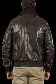 Padded Leather Jacket Aeronautica Militare Sporty Dress Jackets Leather Jacket