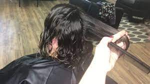 The short bob haircuts for thick hair are perfect for students and fashionistas wanting to stand out. How To Cut A Bob On Curly Hair Thick Wavy Hair 2018 Youtube