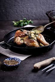 Pan Roasted Chicken With Lemon Garlic Butter Simply Delicious Recipe Roasted Chicken Cooking Lemon Chicken