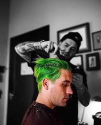 Joker Gerald Halsey Hair Green Hair Men G Eazy Style