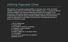 Definition Organizedcrime Mob Mafia Gangster Structure Organized Crime Definitions Gangster