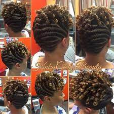 Kinkycurly Relaxed Extensions Board Natural Hair Twists Natural Hair Updo Flat Twist Updo