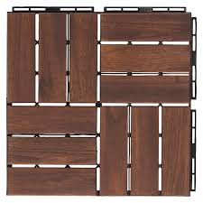 klick holzfliese akazie 30 x 30 cm 5er pack bauhaus holzfliesen terrassenfliesen fliesen