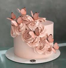 #aesthetic #fashion #life #pinterest #love #summer #inspo #jewelry #food # . Pink Butterfly Birthday Cake Butterfly Birthday Cakes Sweet 16 Birthday Cake Cute Birthday Cakes