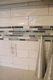 Tile Accent Strip In A Kitchen Backsplash Kitchen Tiles Backsplash Subway Tile Backsplash Kitchen Tile Accent Wall Kitchen
