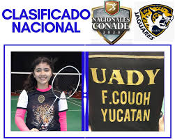 La Asociacion de Badminton del Mayab Felicita por haber obtenido su pase a  JUEGOS NACIONALES CONADE 2020 A Faina Maria Couoh Rosado Categoria GS U17