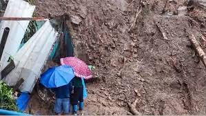 heavy rain triggers multiple landslides ...