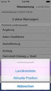 L'historique des classements indique la popularité de hitzewarnung sur ios app store et son évolution au fil du temps. Hitzewarnung Iphone Ipad Deutsche Apps
