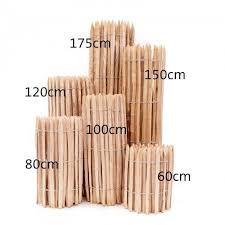Staketenzaun 120cm Aus Edelkastanie Lattenabstand 4 5cm Ganivelles Amenagement Jardin Potager