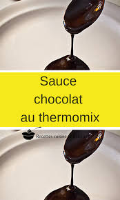 Sauce Chocolat Au Thermomix Sauce Chocolat Thermomix Chocolat Thermomix Sauce