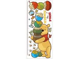 Winnie The Pooh Pooh Peel Stick Growth Chart