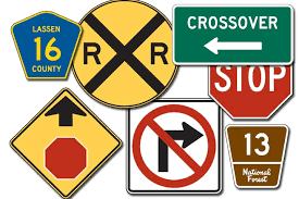 road signs know the basic shapes driversprep com