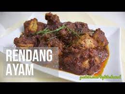 How To Cook Chicken Rendang Cara Masak Rendang Ayam Youtube Cooking Recipes Malaysian Food