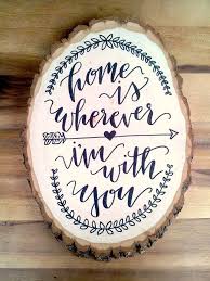 Between those two themes, you have plenty of options to shower your beloved with a thoughtful yet useful gift. 5 Unique Five Year Anniversary Gift Ideas Giveaway Valentines Gifts For Him Diy Valentines Gifts For Him Wood Slice Art
