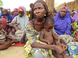 Image result for images of IDP camps in Nigeria