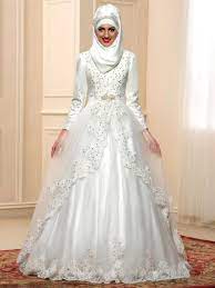 Beading Long Sleeves Lace Muslim Arabic Wedding Dress Tbdress Com Long Sleeve Ball Gown Wedding Dress Dubai Wedding Dress Muslim Wedding Dress