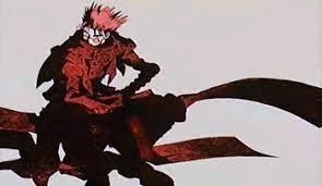 Vash the stampede is the most infamous outlaw on the planet gunsmoke and with a 60 billion double dollar price on his head the most sought after! Trigun Maximum Gifs Get The Best Gif On Giphy