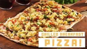 Grilled Breakfast Pizza Youtube