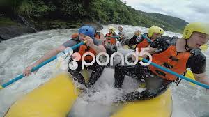 There were 3 different types of rafts that we could choose from while running the river — an oar raft, a paddle boat led by a guide that had seats for six . Whitewater Rafting Funny Instant While A Stock Video Pond5
