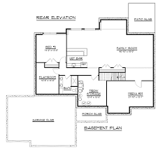 Dimensioned floor plan for sale. House Plan 50735 Ranch Style With 2106 Sq Ft 4 Bed 2 Bath 1 Half Bath