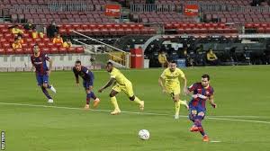 February 21st, 2021, 2:00 pm. Barcelona 4 0 Villarreal Lionel Messi And Ansu Fati Score In Win Bbc Sport