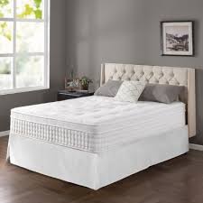 Do i need a box spring with a zinus platform bed frame? Zinus Night Therapy Icoil 13 Deluxe Euro Box Top Spring Mattress And Smartbase Bed Frame Set Full Sam S Club