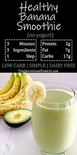 Get almond milk nutrition facts, calories and health benefits. 3 Ingredient Healthy Banana Smoothie The Gestational Diabetic