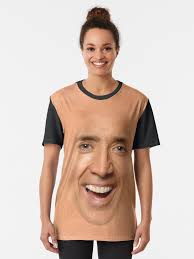 Pop Culture Novelty Shirt Nicolas Cage" T-shirt For Sale By PixelDagger