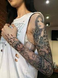 Shaded Space Filler Filler Shaded Space Sleeve Tattoos For Women Tattoos Tattoos For Women
