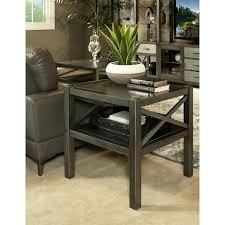 Whether you want to keep your remote, snacks or a book, an end table is super handy. Alumina Gray Modern End Table Weekends Only Furniture