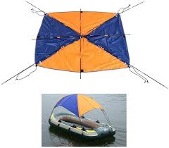 3.9 out of 5 stars. Campfine 4 5 Person Inflatable Boat Sun Umbrella Sailing Awning Roof Fishing Tent