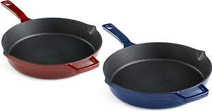 Pour spouts and a helper handle add to its gourmet performance. Macy S Martha Stewart Enameled Cast Iron 10 Fry Pan Only 29 99 Regularly 79 99 Hip2save