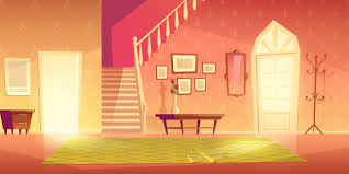 See more ideas about entrance hallway, house, hallway decorating. Free Vector House Hallway Entrance Interior With Furniture