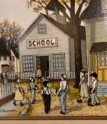 Hargrove oil paintings has sky rocketed in value over the years since the 1980's. Sold Price H Hargrove School House Children Painting Signed With Certification Number July 6 0119 8 00 Am Cdt