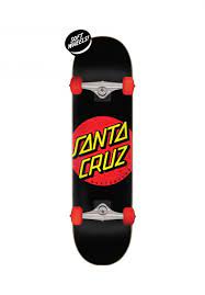 Santa cruz was founded in 1973 by northern california surfers, rich novak, doug haut and jay shuirman. Classic Dot Super Micro Santa Cruz Kinder Skateboard Komplett In Black Titus