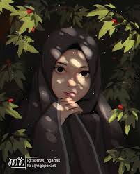Lengkap cocok anda gunakan untuk wallpaper laptop, smartphone dan db bbm lucu terbaru. Gambar Kartun Muslimah Comel Gaul