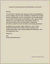 This is the perfect way to express how your specific skills are relevant to the open position. Hr Manger Resume Cover Letter Template Excel Word Templates