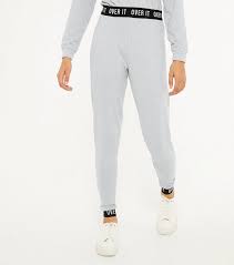Maybe you would like to learn more about one of these? Girls Grey Fine Knit Over It Logo Slim Joggers New Look