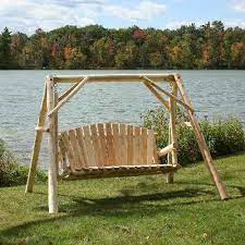 Maybe you would like to learn more about one of these? Cedar Log 5ft Country Garden Yard Swing Lakeland Mills