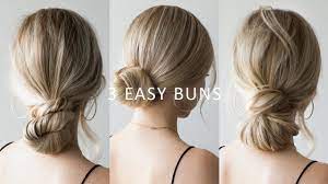 How To 3 Easy Low Bun Hairstyles Perfect For Prom Weddings Work Bun Hairstyles For Long Hair Easy Bun Hairstyles Low Bun Hairstyles