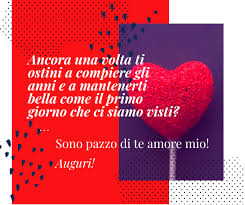 Top 52 Nuovi Auguri Di Buon Compleanno Amore Mio E Immagini