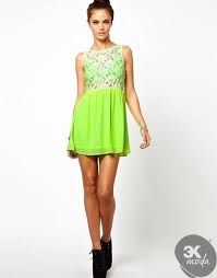 2014 Neon Fashon Trends 2014 Neon Dress Patterns Neon Dress Fashions Neon Dresses Dresses For Tweens Neon Fashion