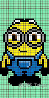 Bob Minion Perler Bead Pattern Beads Tokyo Minionpattern Bob Minion Perler Bead Pattern Beads Tokyo Perler Bead Patterns Beading Patterns Perler