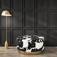 See more ideas about cow print, cow, print. Felicity Large Round Velvet Pouffe In Cow Print Furniture123