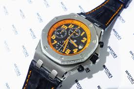 Royal oak offshore chronograph volcano 44mm in steel on black leather strap with black dial and orange accents ask a question » buy now reference you can not expect and will not receive the factory audemars piguet warranty on any watch we advertise. Audemars Piguet Royal Oak Offshore Volcano 26170st Oo D101cr 01 Luxury Brand Watches For Sale Monaco Zurich Dubai Hong Kong