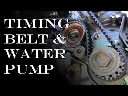 Worst case is that the car will leave you stranded and you will pay some good money to have it changed if it breaks. Timing Belt Waterpump Replacement Toyota Lexus V6 Youtube