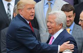 Rams owner stan kroenke also sat at the president's table. How Can Fans Make Sense Of The Trump Kraft Relationship The Boston Globe